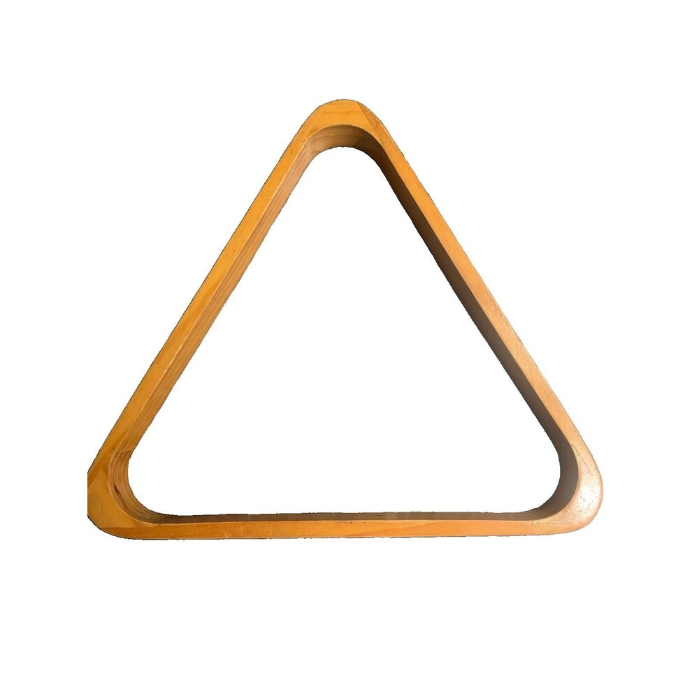 Solid Wood Pool Ball Triangle Rack – 15 Ball Billiards